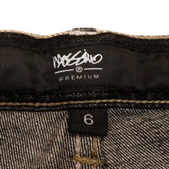 Mossimo Skinny Ankle Jeans Size 6 Womens Black Denim Stretch Measures 31 x 25 - Picture 9 of 12